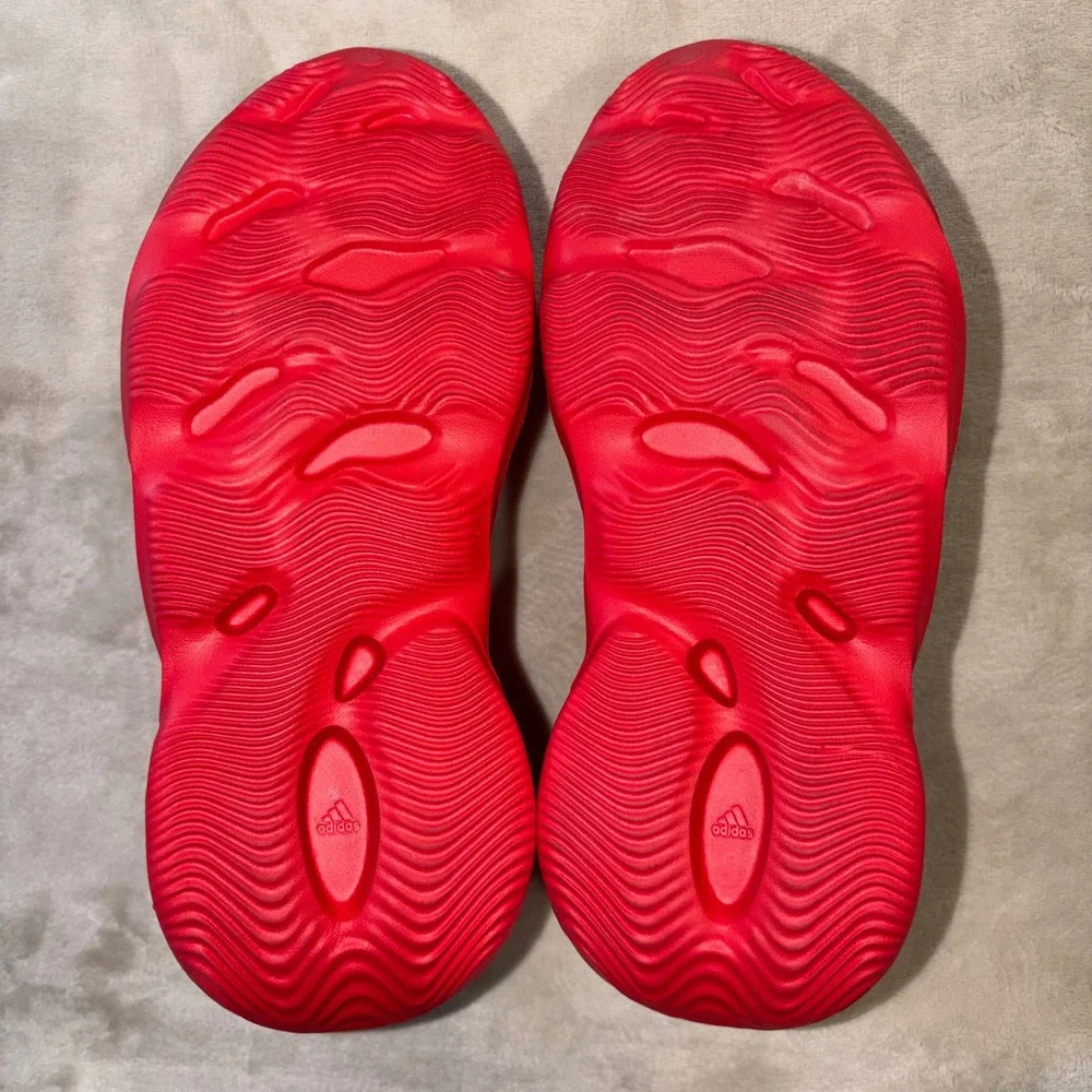 Adidas Yeezy Foam Runner Vermilion Red GW3355 Mens 7 Slip On Sneakers